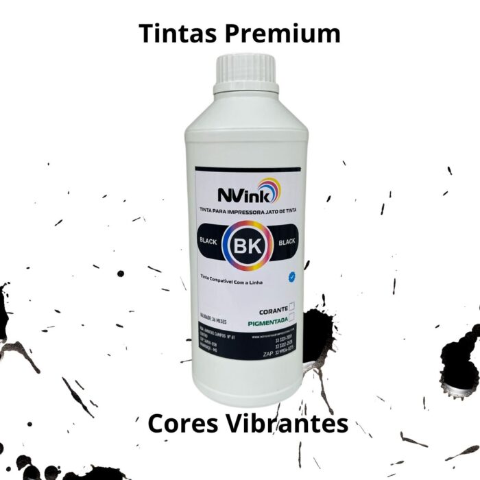 Tinta Compativel CANON Linha G - Pigmentada (Preta) e Corante (Color) - Imagem 5
