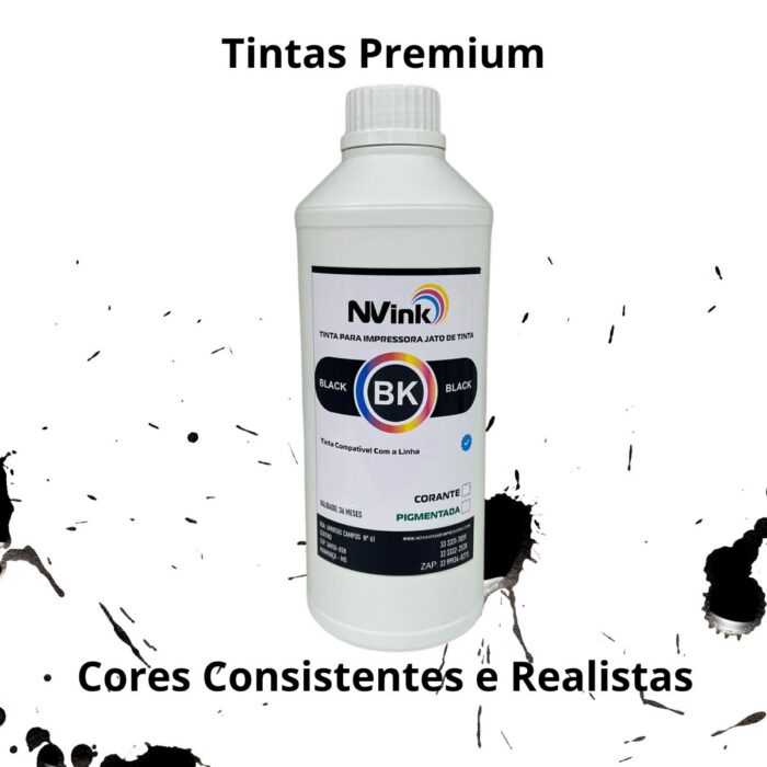 Tinta Canon iX6810 Compatível Preta Pigmentada - Imagem 5
