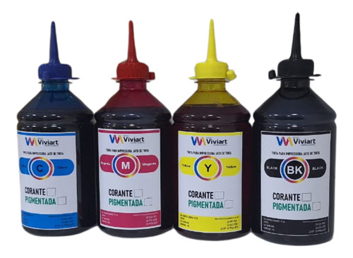 Kit Tinta Compatível NV Corante 4x135ml para Impressoras Canon