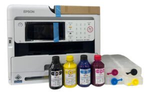 Epson WF 5810 Desbloqueada Cartuchos Recarregável Tinta Pigmentada
