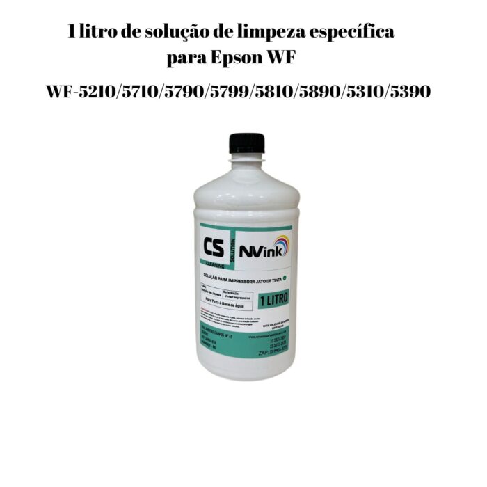 Solução de Limpeza para Cabeça Impressão Epson WF