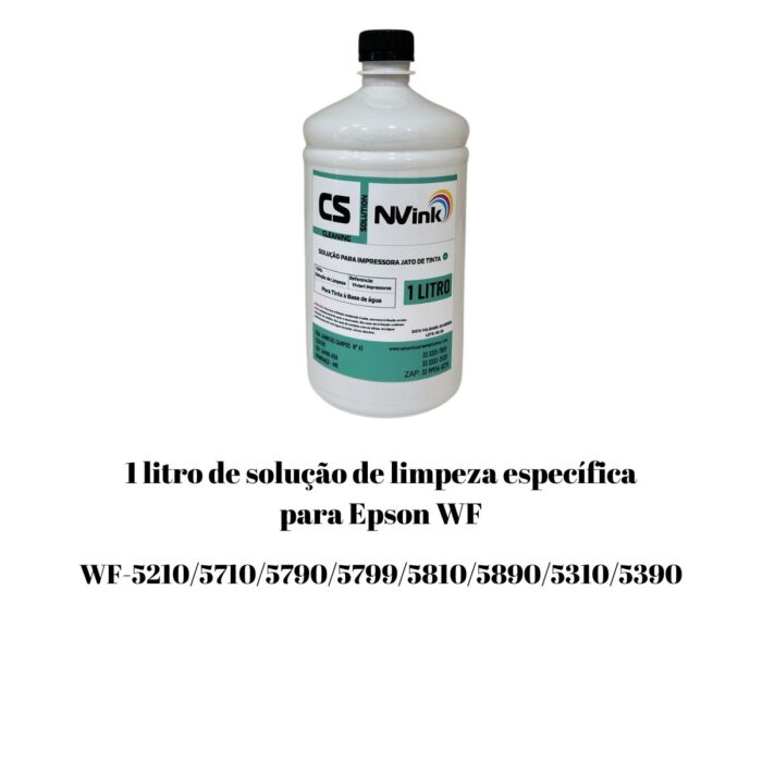 Solução de Limpeza NVINK Cabeça de Impressão Epson Wf 1 Litro - Imagem 3