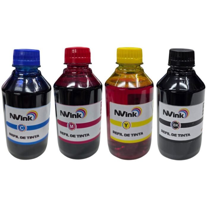 Tinta NVINK 4x500ml para Canon Megatank Linha G6010 / Linha G