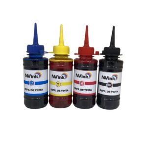 Kit 4 Cores Tinta Compatível para Epson L355 L365 com 540 Ml