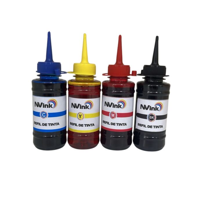Tinta Compatível NVINK-I Corante 4x135ml para Impressoras Canon