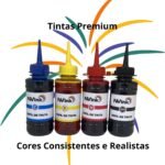 Kit 4 Cores Tinta Compatível para Epson L355 L365 com 540 Ml