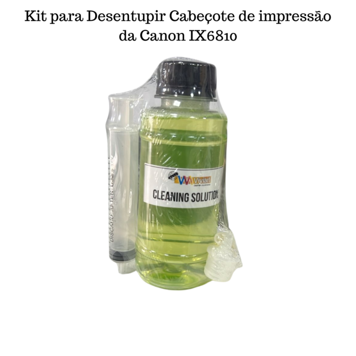 Kit Para Desentupir Cabeçote Da Canon Ix6810