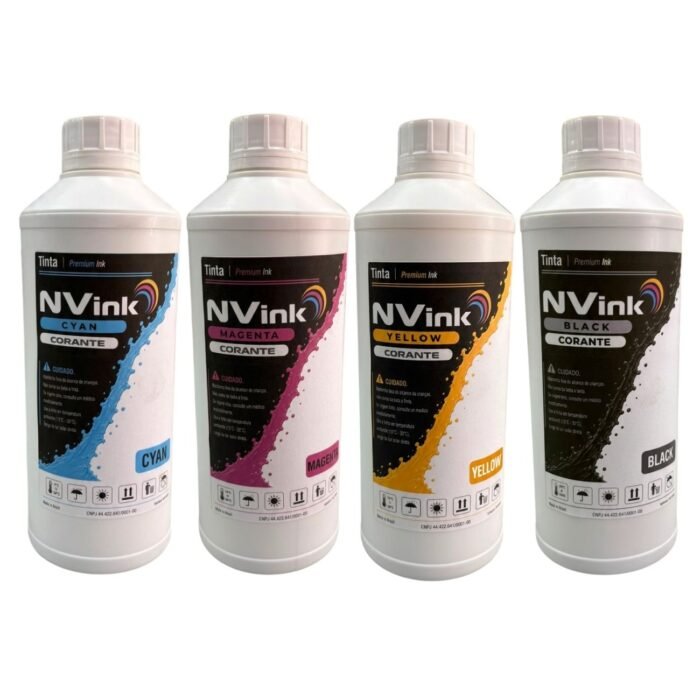 Tinta NVINK Corante 4x1000ml para Epson WF 5810 5890 5390