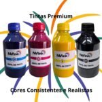 Tinta Nvink Pigmentada 4x135ml para Canon Gx5010 Gx6010
